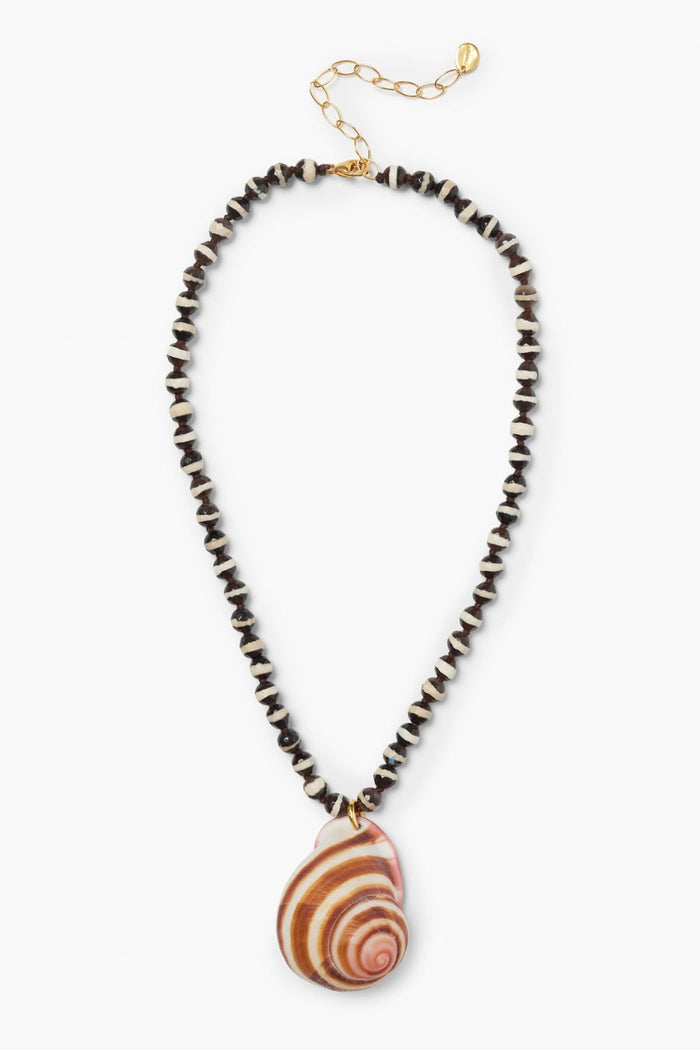 Chan Luu Mollusk Necklace Black Agate Necklaces