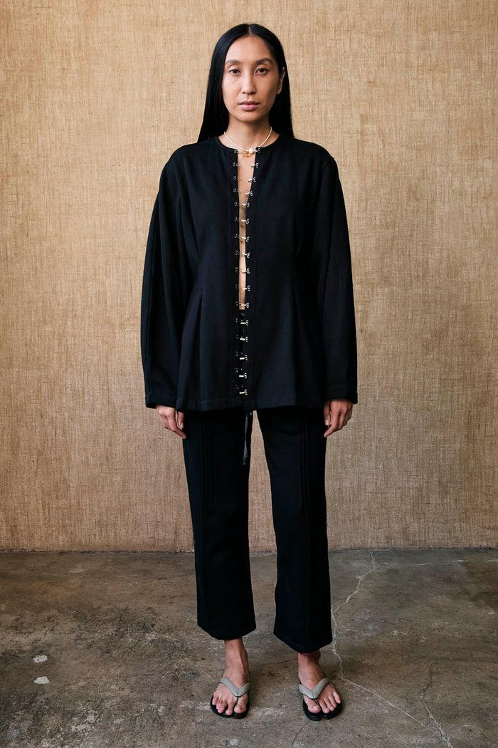 chan luu Nisha Cardigan Black RTW