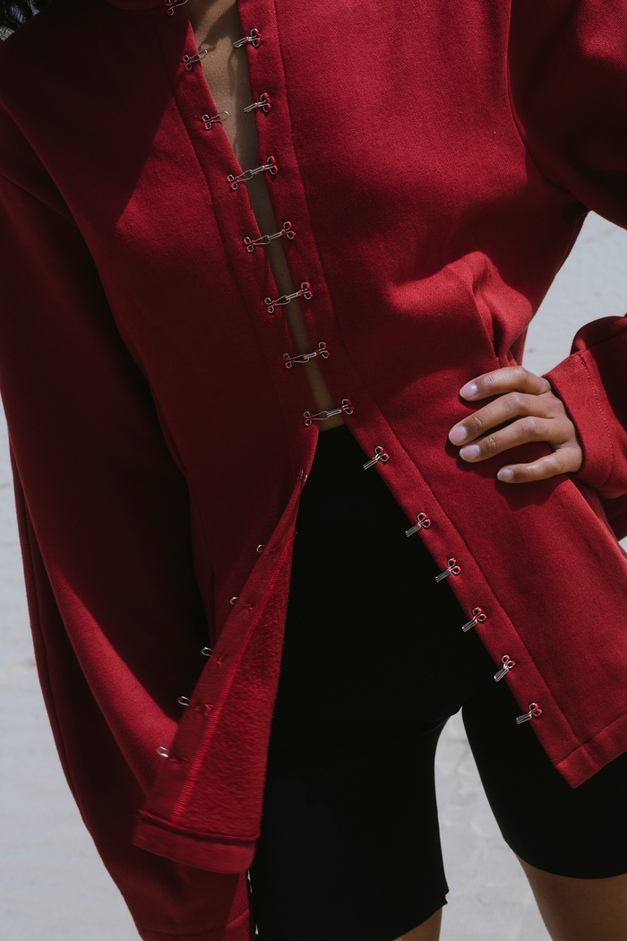 Chan Luu Nisha Cardigan Red RTW