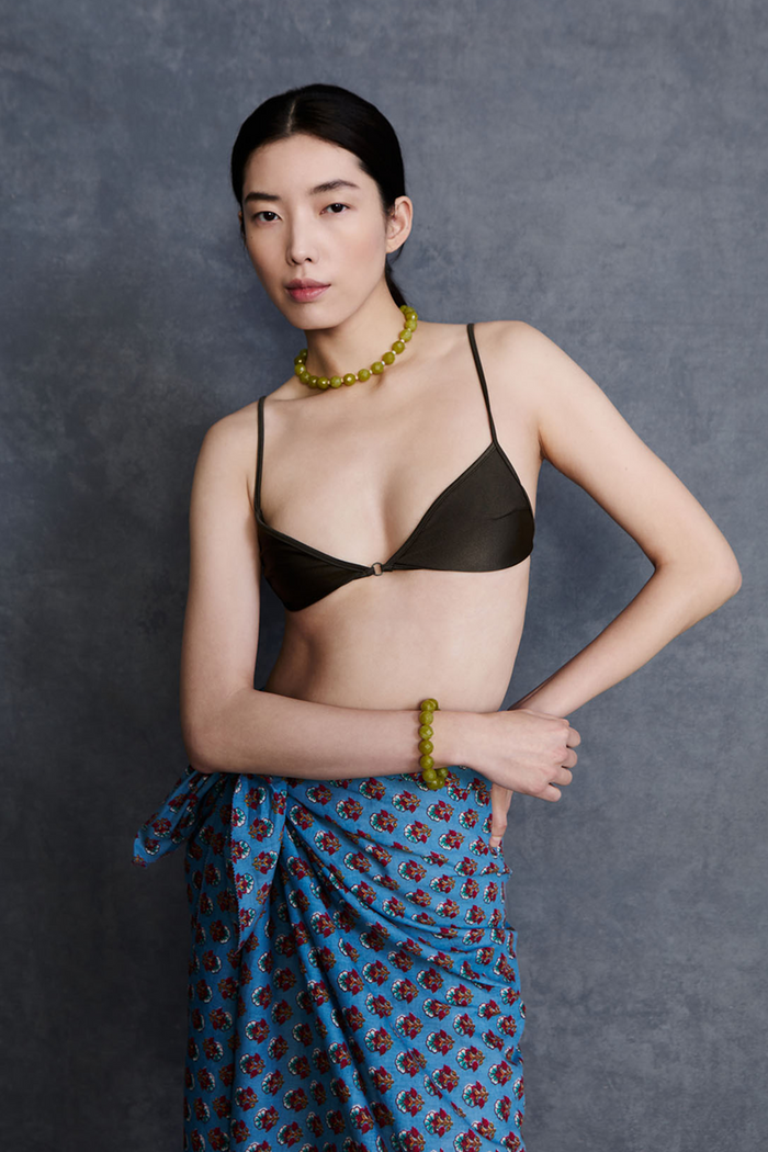 Chan Luu Oona Bracelet Olive Jade Bracelets