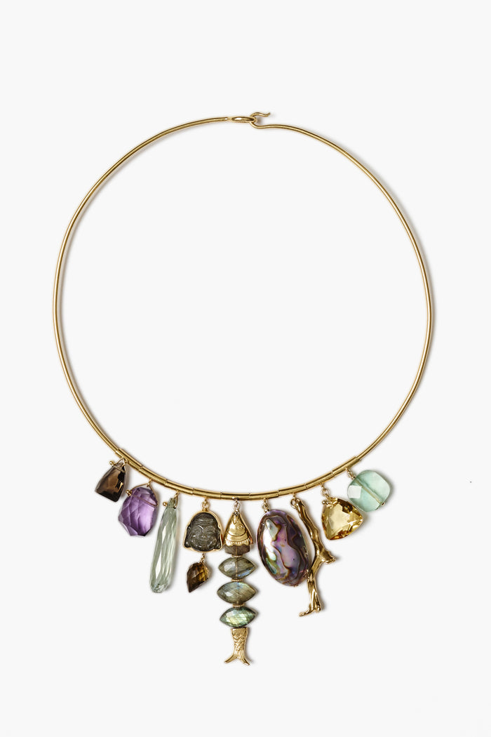 chan luu Orris Collar Necklace Multi Necklaces