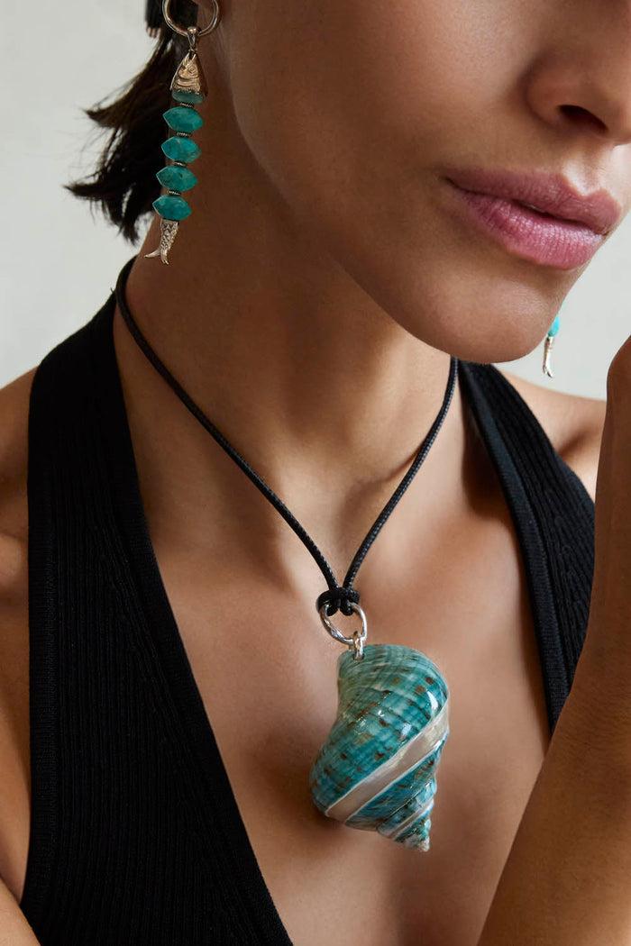 Chan Luu Orris Earrings Turquoise Earrings