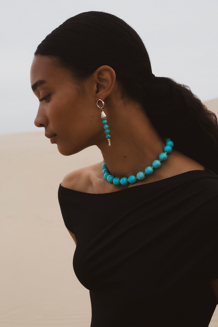 Chan Luu Orris Earrings Turquoise Earrings