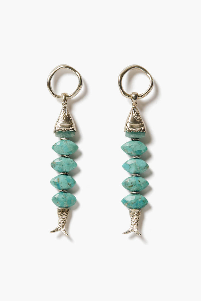 chan luu Orris Earrings Turquoise Earrings
