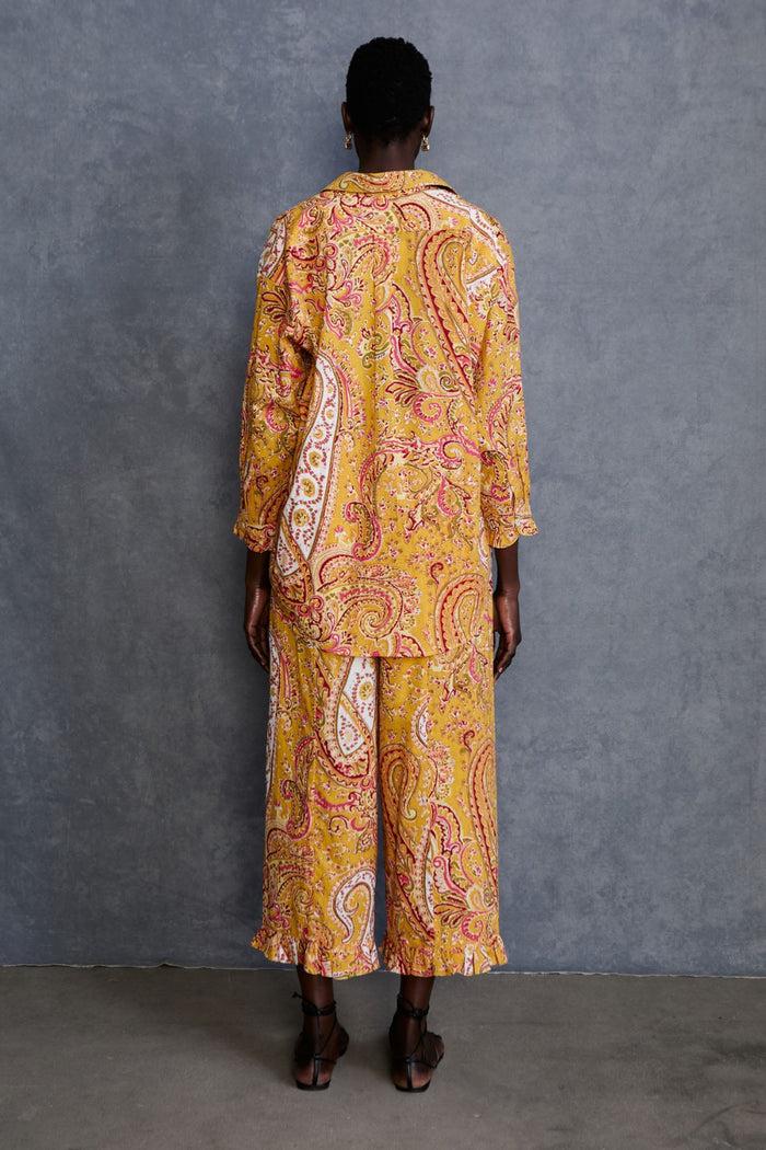 Chan Luu Paisley Printed Set Marigold RTW