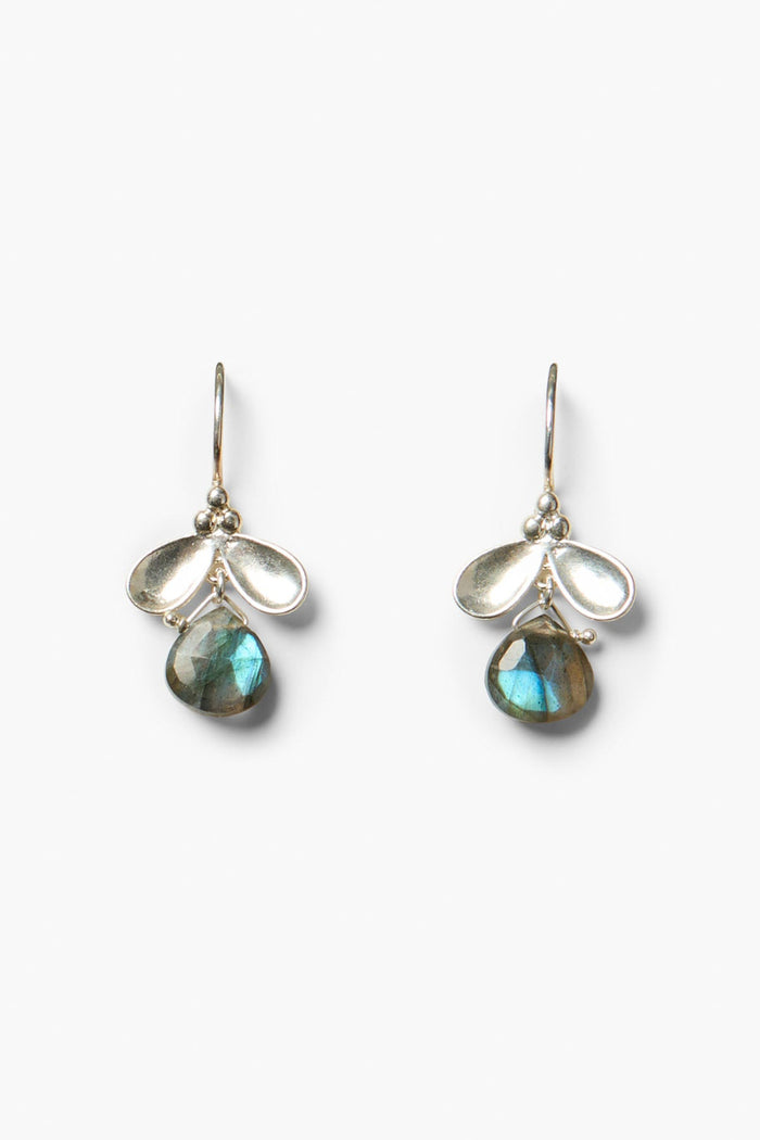chan luu Petal Earrings Labradorite Earrings