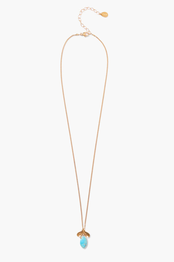 Chan Luu Petal Necklace Turquoise Necklaces