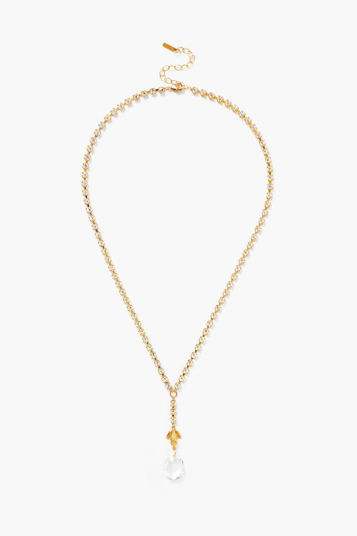 Chan Luu Pippa Drop Necklace Crystal Necklaces
