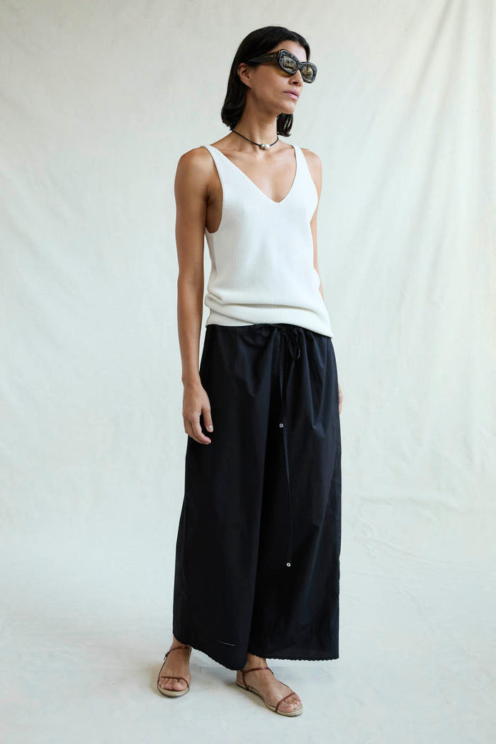 Chan Luu Ramona Poplin Pant Caviar RTW