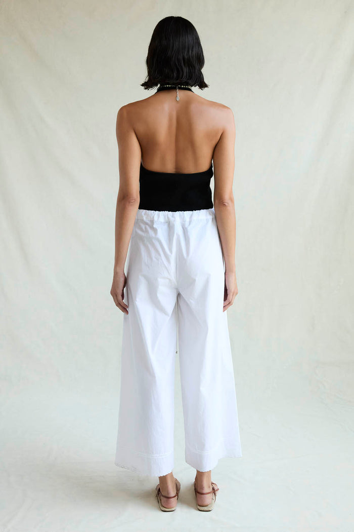Chan Luu Ramona Poplin Pant White RTW