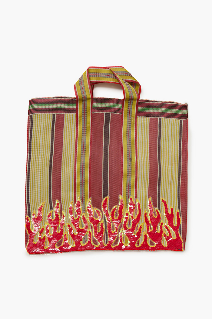 chan luu Recycled Market Bag Flame Accessories