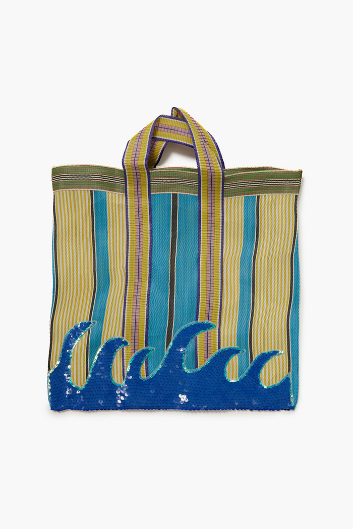 chan luu Recycled Market Bag Wave Accessories