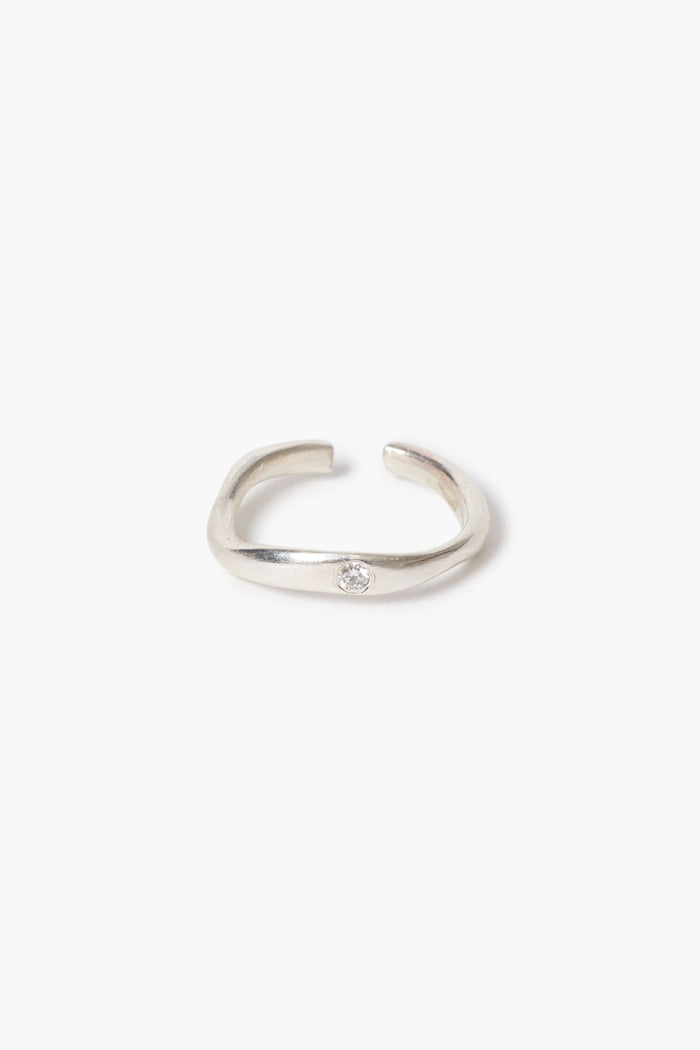 chan luu Ripple Diamond Toe Ring Toe Rings
