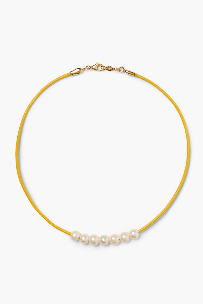 chan luu River Necklace Yellow Necklaces