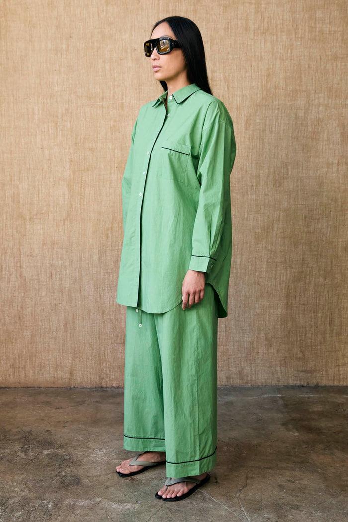 Chan Luu Robin Poplin Set English Ivy RTW