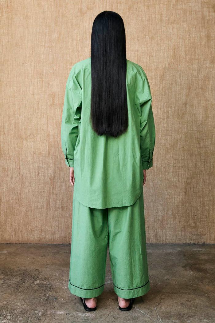 Chan Luu Robin Poplin Set English Ivy RTW