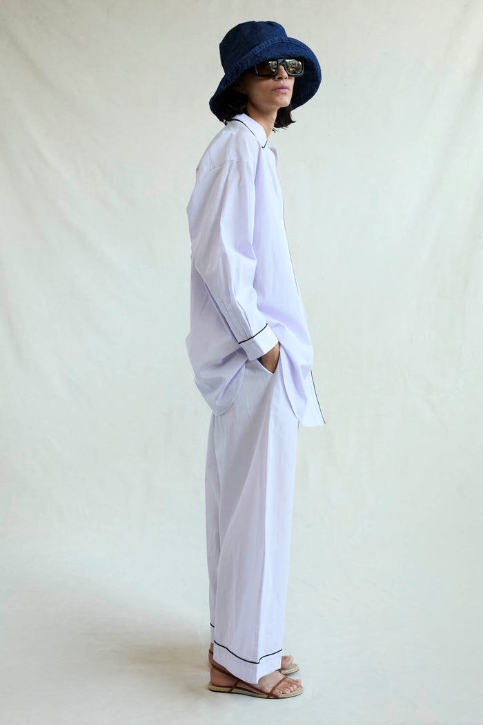 Chan Luu Robin Poplin Set Lilac RTW