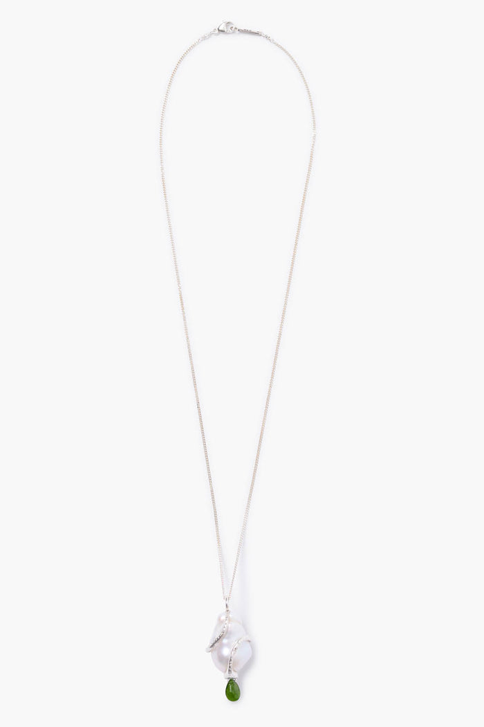 Chan Luu Serpent Necklace White Pearl Necklaces