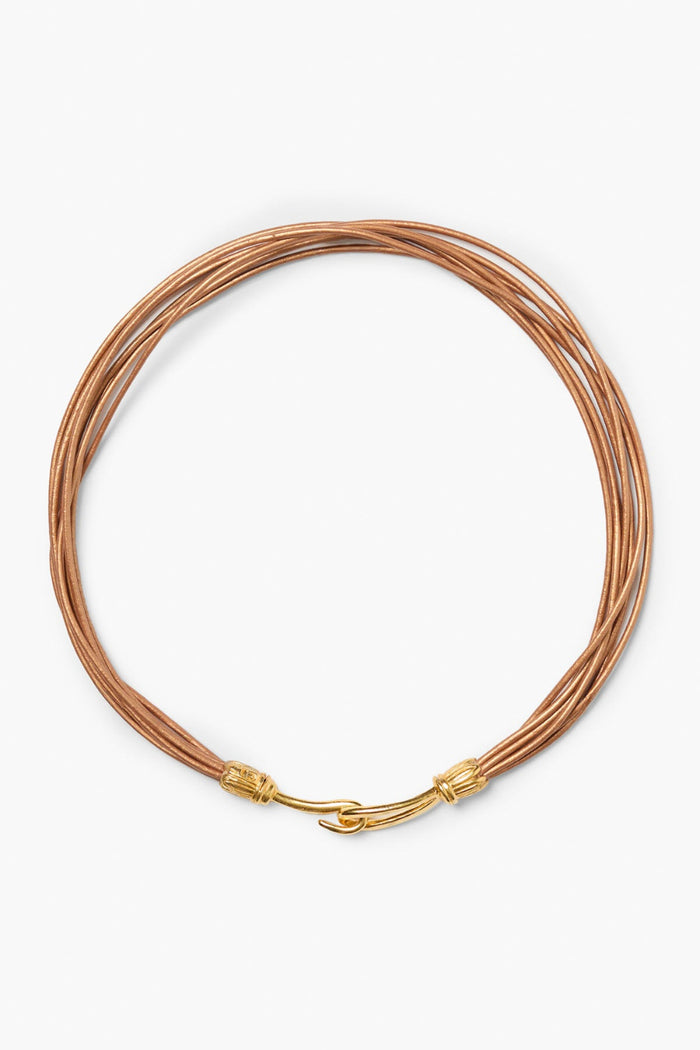 chan luu Severine Collar Necklace Bronze Necklaces