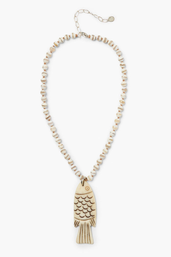 Chan Luu Shoal Necklace White Agate Necklaces
