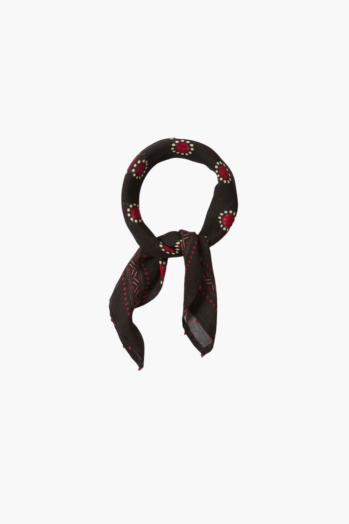 Chan Luu Sundial Dot Bandana Black Accessories