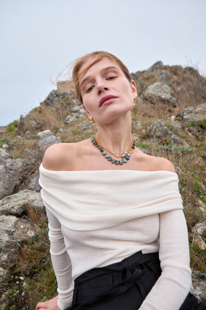 Chan Luu Ursula Necklace Labradorite Necklaces