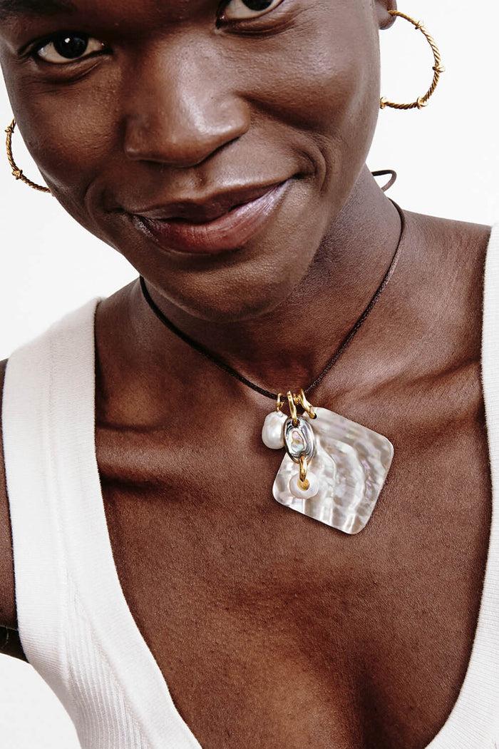 Chan Luu Venice Necklace Brown Mix Necklaces