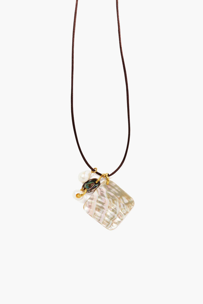 chan luu Venice Necklace Brown Mix Necklaces
