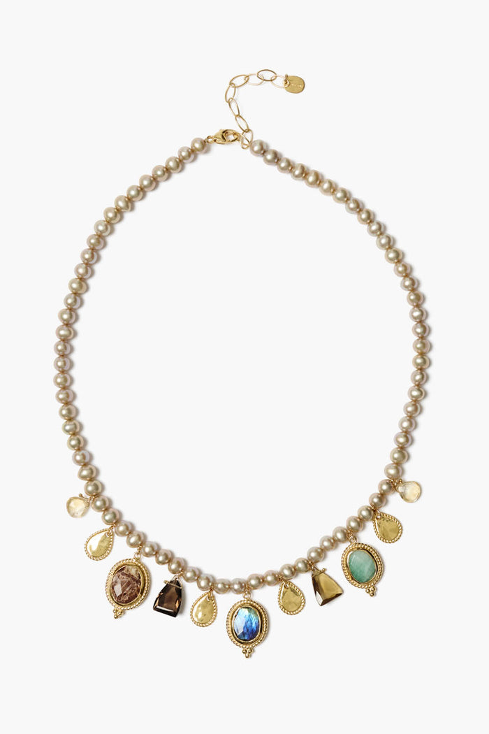 chan luu Vignette Charm Necklace Multi Necklaces