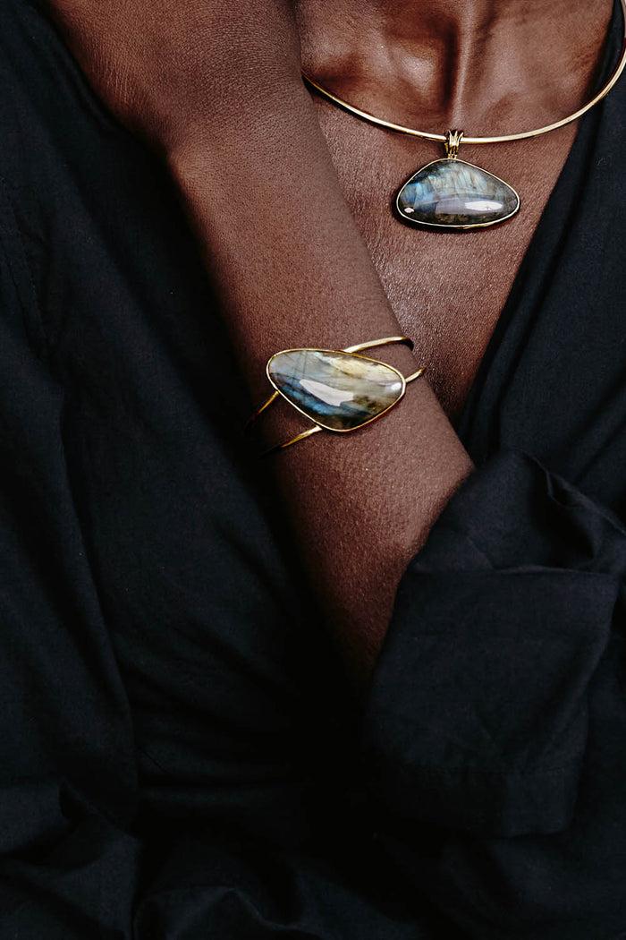 Chan Luu Yasmine Cuff Gold Bracelets