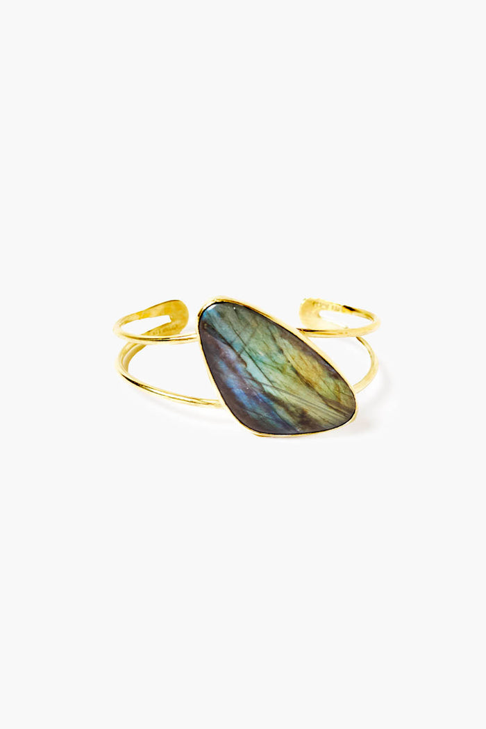 chan luu Yasmine Cuff Gold Bracelets