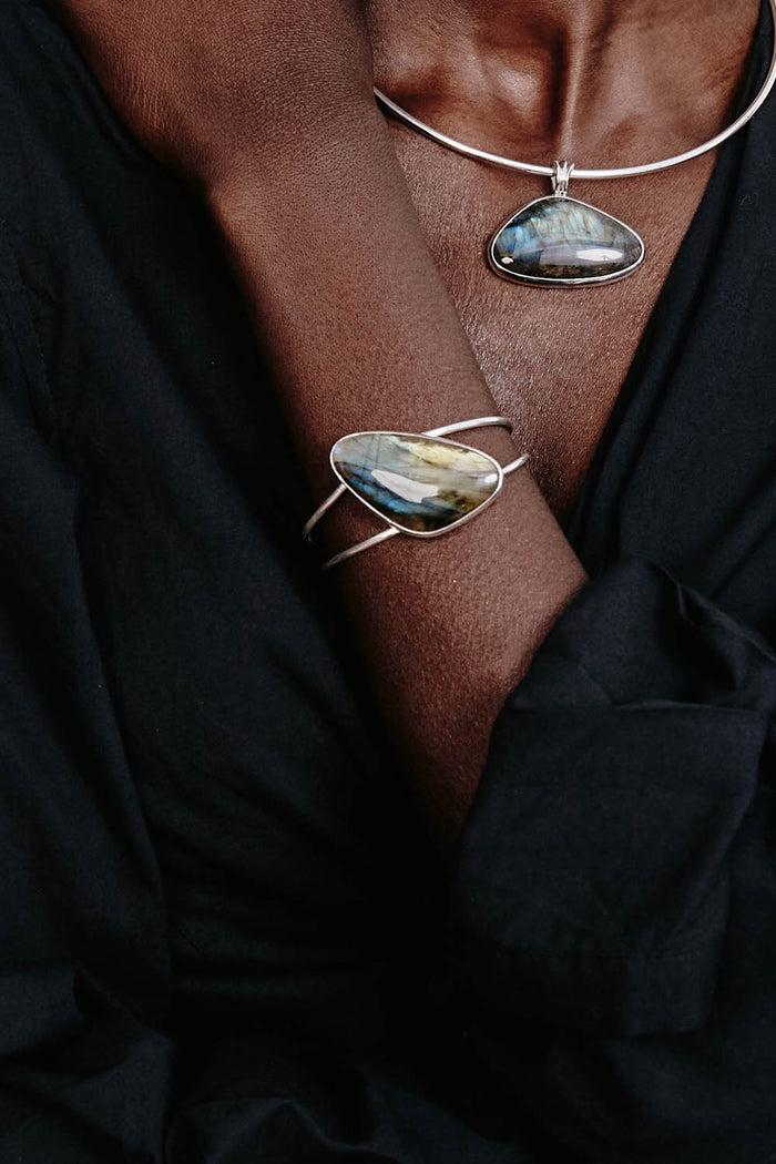 Chan Luu Yasmine Cuff Silver Bracelets