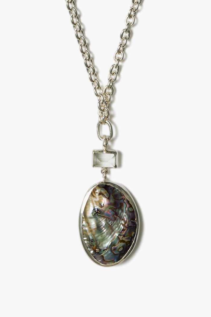 chan luu Zoe Necklace Abalone Mix Necklaces