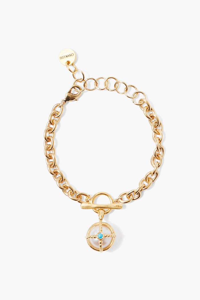 chan luu Charlotte Bracelet White Pearl Mix Bracelets