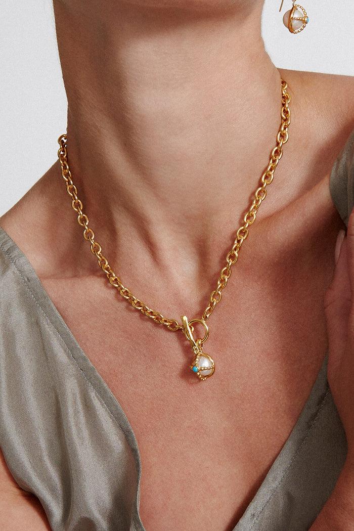 Chan Luu Charlotte Necklace White Pearl Mix Necklaces