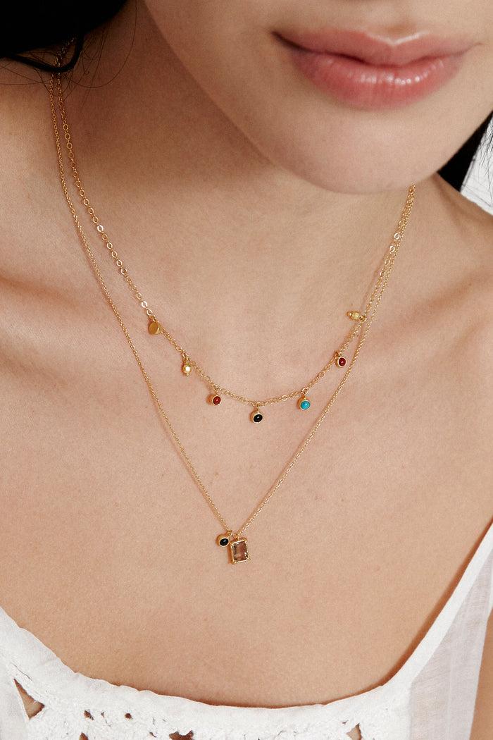 Chan Luu Delilah Charm Necklace Multi Mix Necklaces
