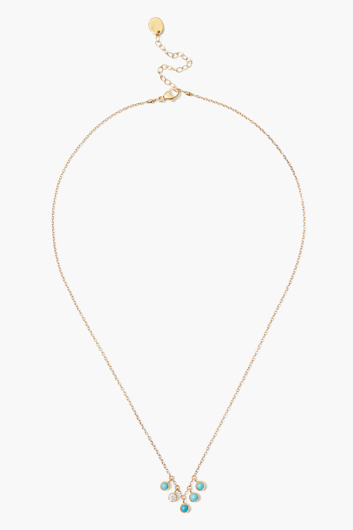 Chan Luu Delilah Charm Necklace Turquoise Mix Necklaces