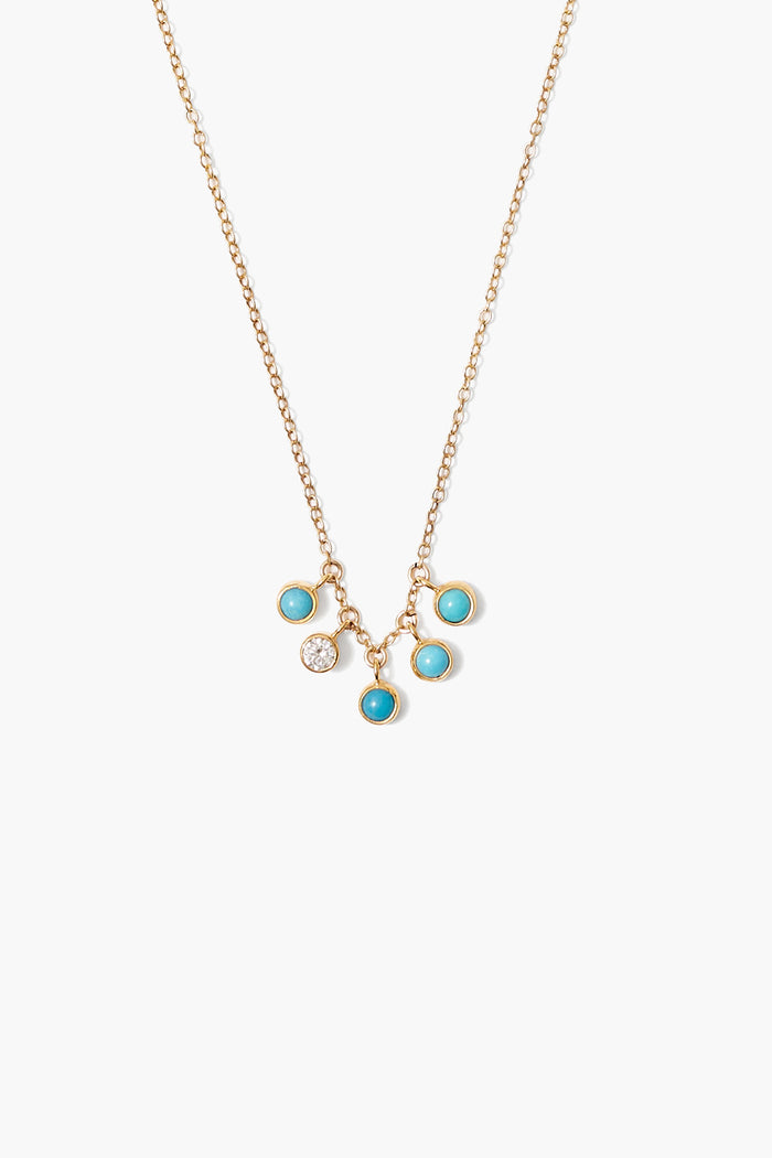 chan luu Delilah Charm Necklace Turquoise mix Necklaces