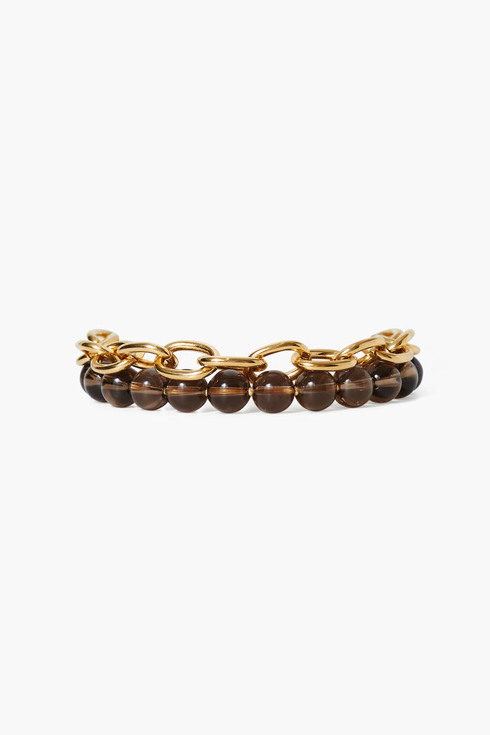 chan luu Esme Chain Bracelet Smoky Quartz Bracelets