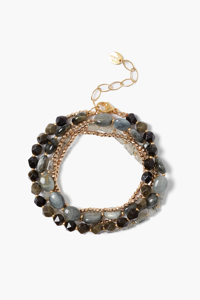 Chan Luu Kenai Naked Wrap Bracelet Black Mix Bracelets