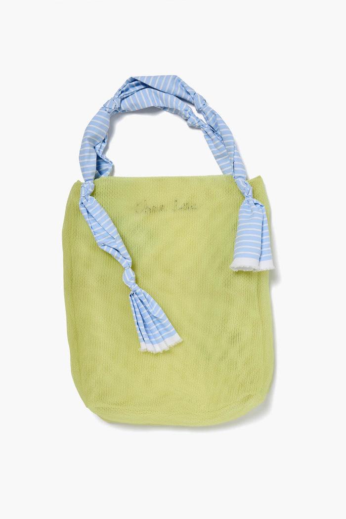 chan luu Mesh Net Tote Highlighter Yellow Accessories