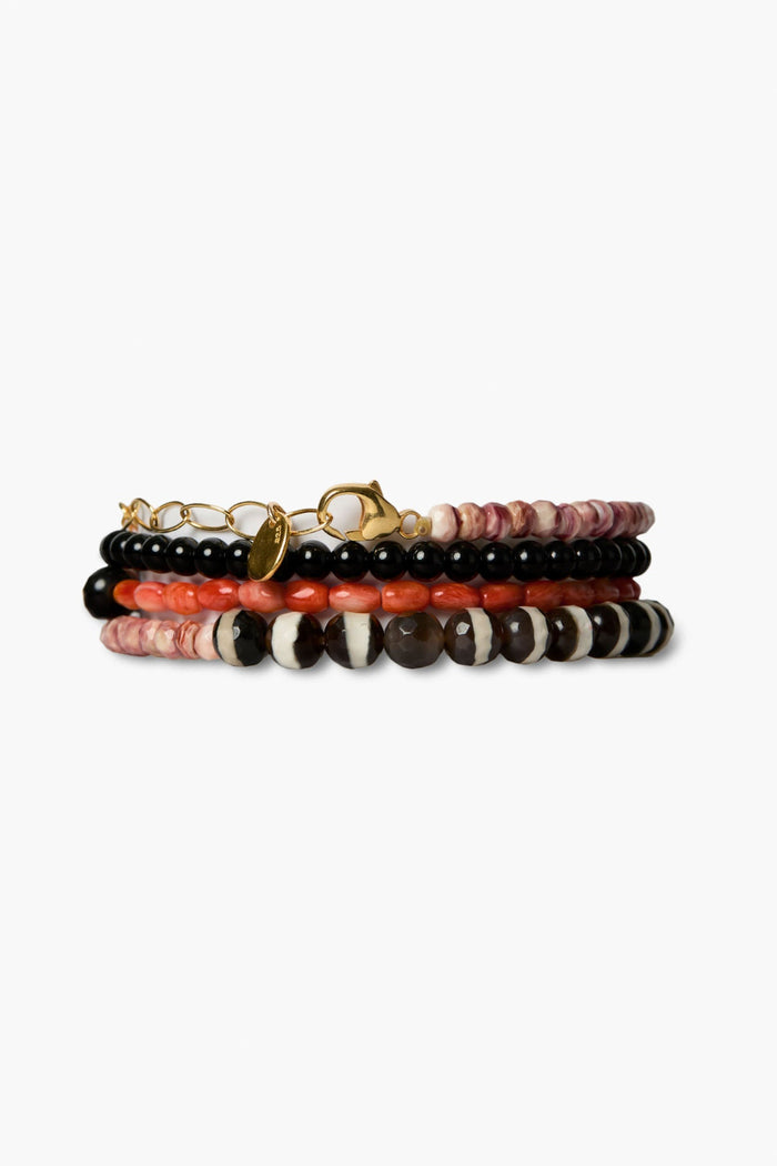Chan Luu Montego Naked Wrap Bracelet Gold Multi Bracelets