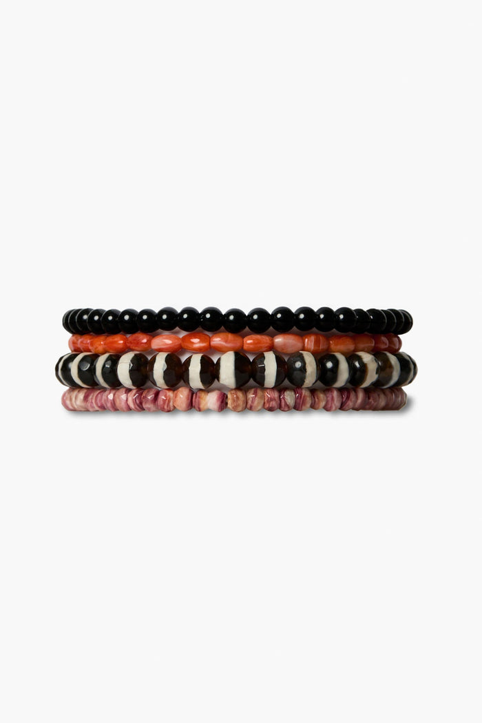 chan luu Montego Naked Wrap Bracelet Gold Multi Bracelets