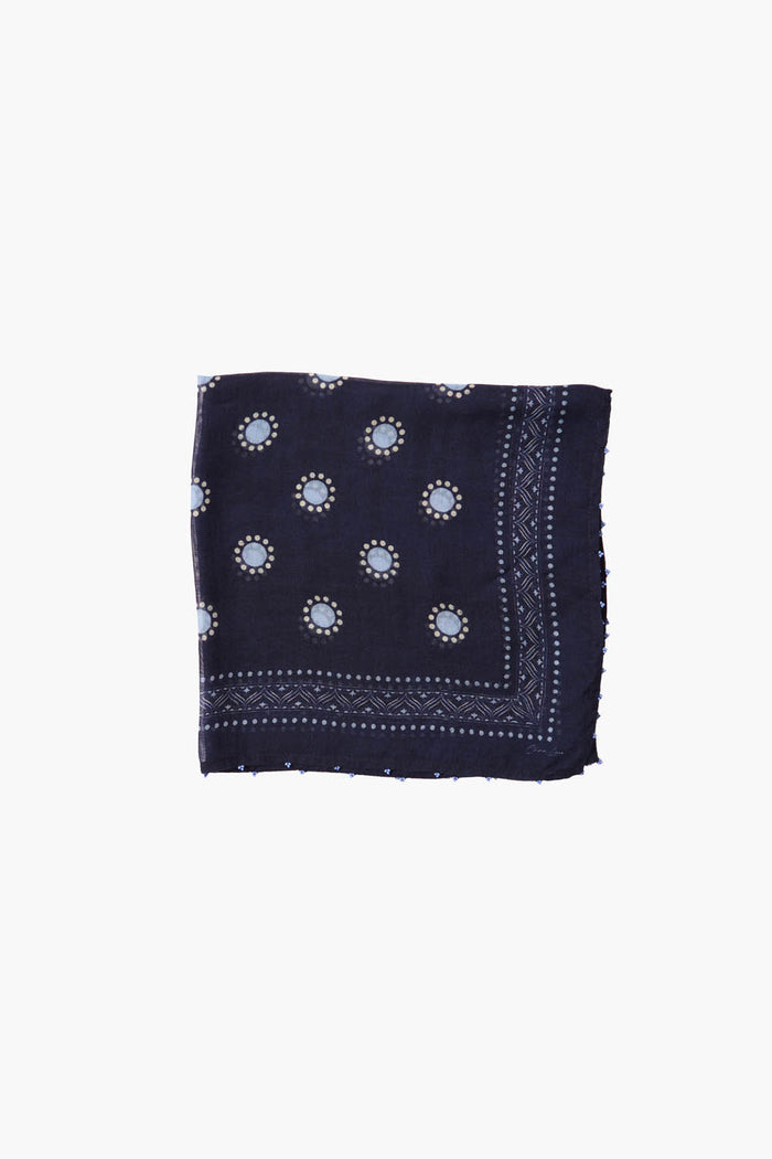 chan luu Sundial Dot Bandana Pageant Blue Accessories