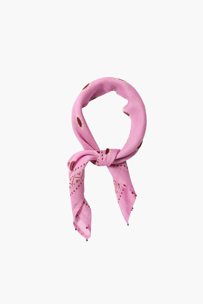 Chan Luu Sundial Dot Bandana Pastel Lavender Accessories