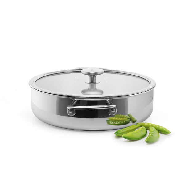 Chantal 3.Clad Sauteuse Tri-ply Polished (5 Qt.)