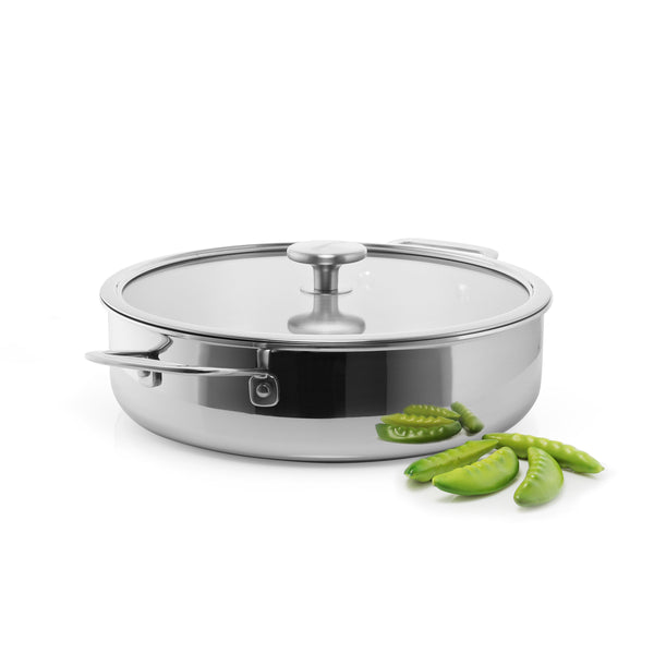 Chantal 3.Clad Sauteuse Tri-ply Polished (5 Qt.)