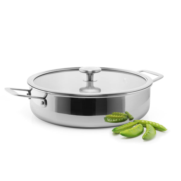 Chantal 3.Clad Sauteuse Tri-ply Polished (5 Qt.)
