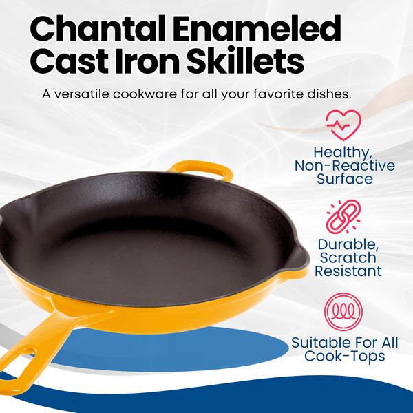 Chantal Cast Iron Skillet (10 In.)