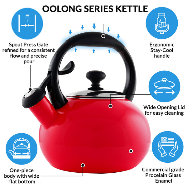 Chantal Chantal 1.8 QT Kettle Buttons Series